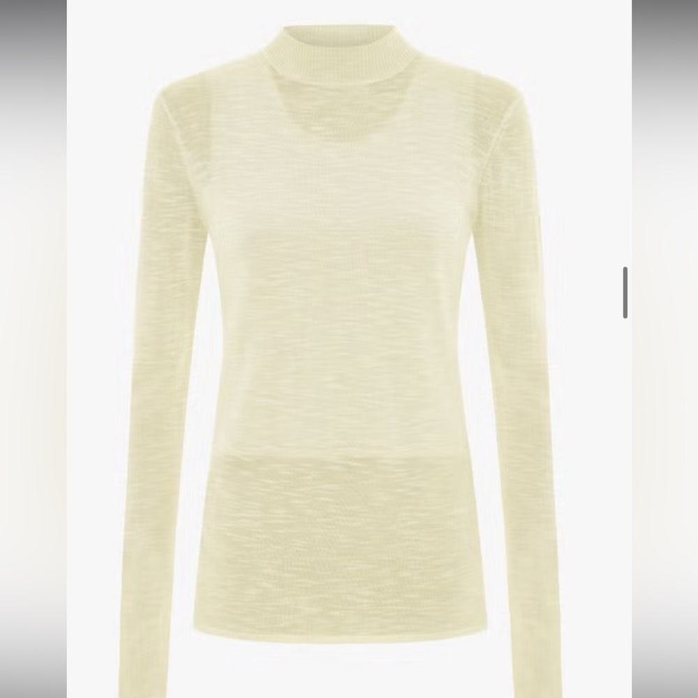 Chic Cream Long Sleeve Women's Sweater